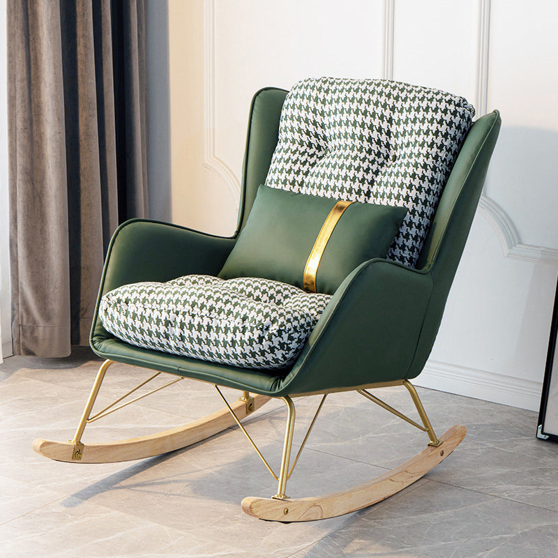 Contemporary Style Rocking Chair Nursery Chair Indoor Rocking Chair
