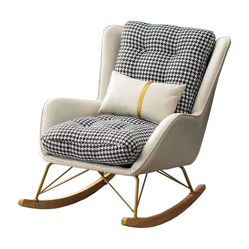 Contemporary Style Rocking Chair Nursery Chair Indoor Rocking Chair