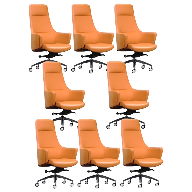 Faux Leather Managers Chair Arms Included Executive Chair for Office