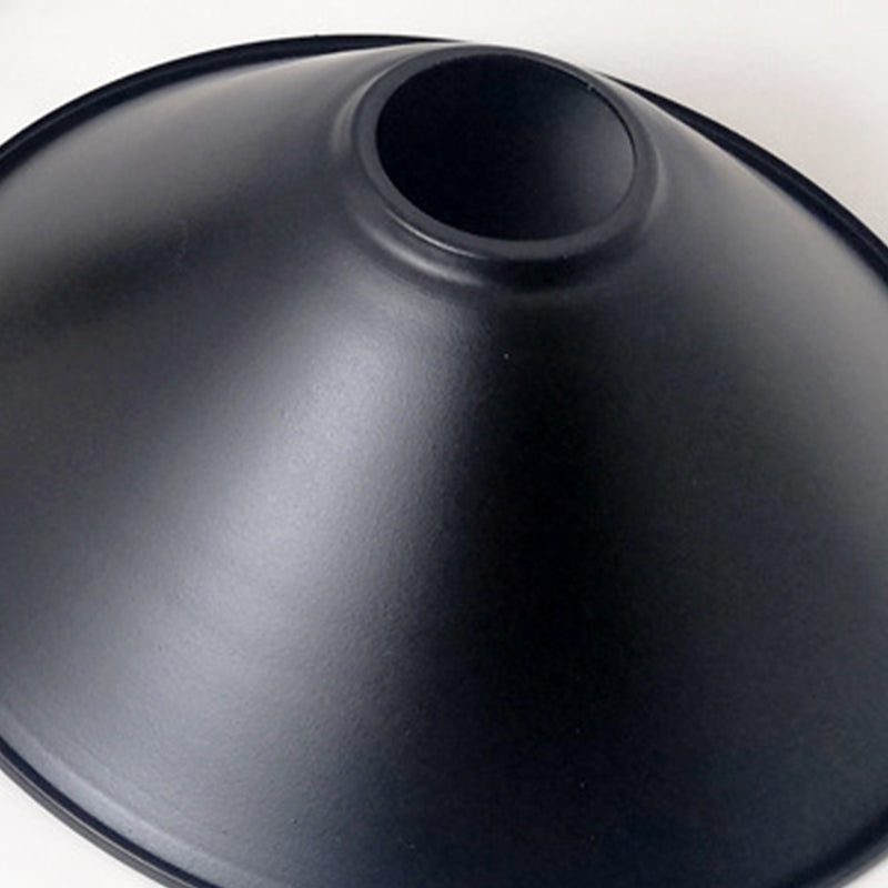 Industrial Tapered Shape Wall Mount Light Fixture Metal Sconce Lamp in Black