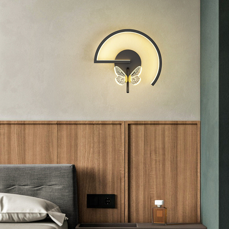 Modern Unique Shape Wall Mount Light Fixture 1 Light Wall Light Sconce for Living Room