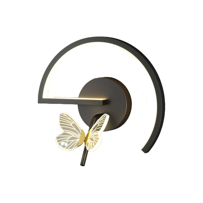 Modern Unique Shape Wall Mount Light Fixture 1 Light Wall Light Sconce for Living Room