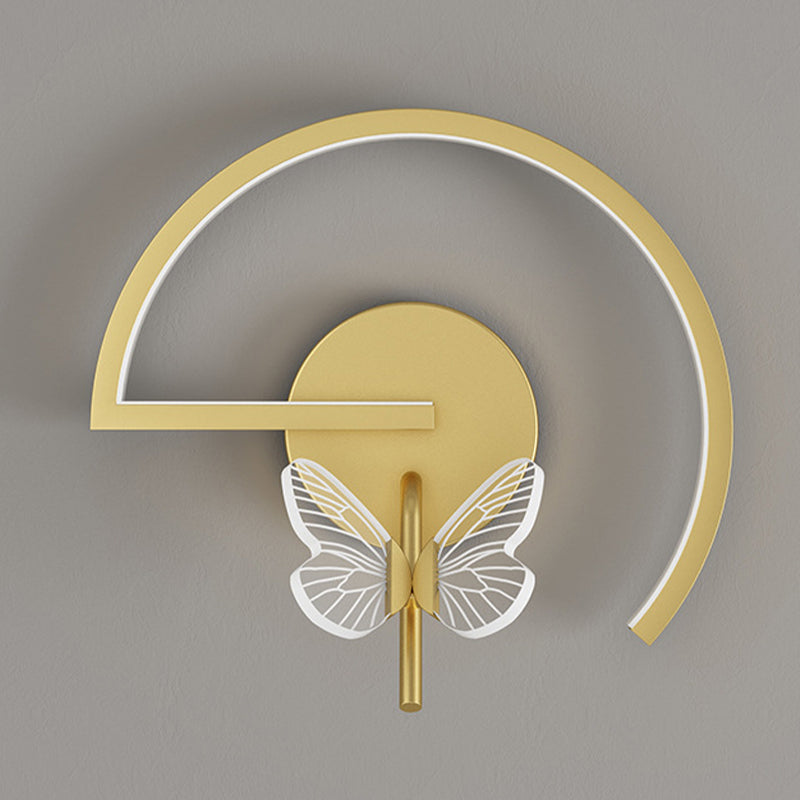 Modern Unique Shape Wall Mount Light Fixture 1 Light Wall Light Sconce for Living Room