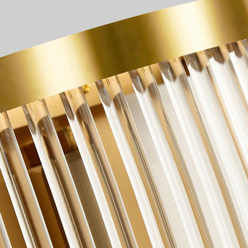 Modern Style Tiered Wall Sconce Crystal Sconces for Living Room