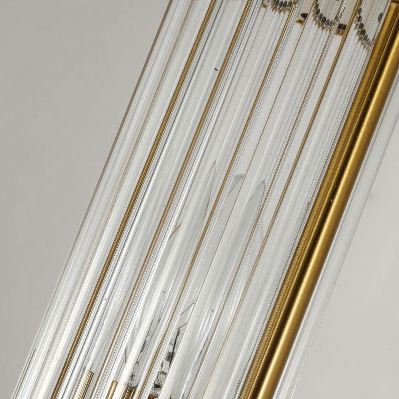 Modern Style Cylinder Shape Wall Sconce Crystal Sconces for Bedroom