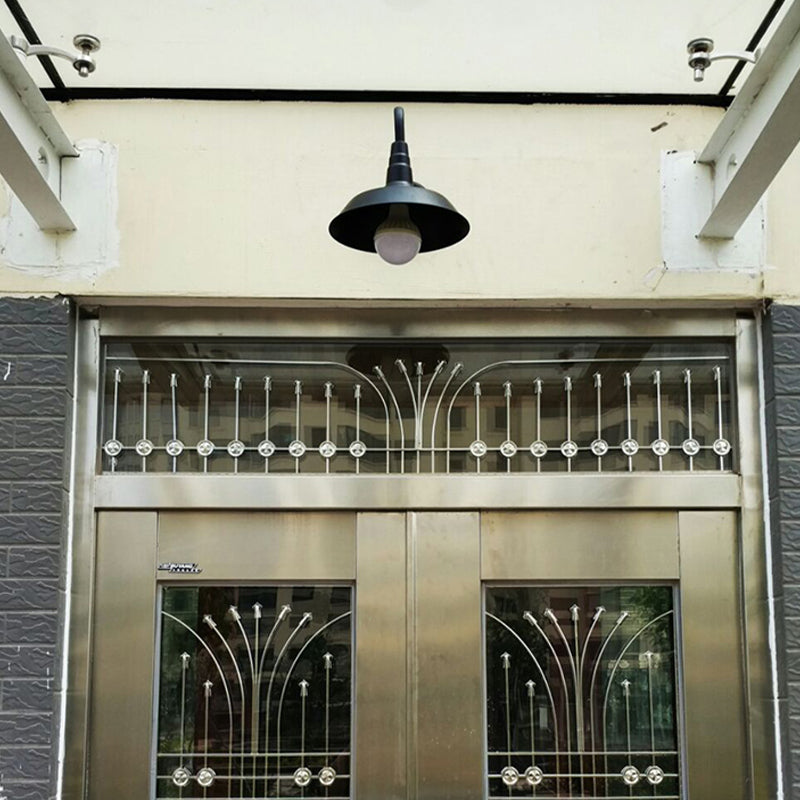 Industrial Style Barn Light Wall Sconce Metal 1 Light Sconces for Outdoor