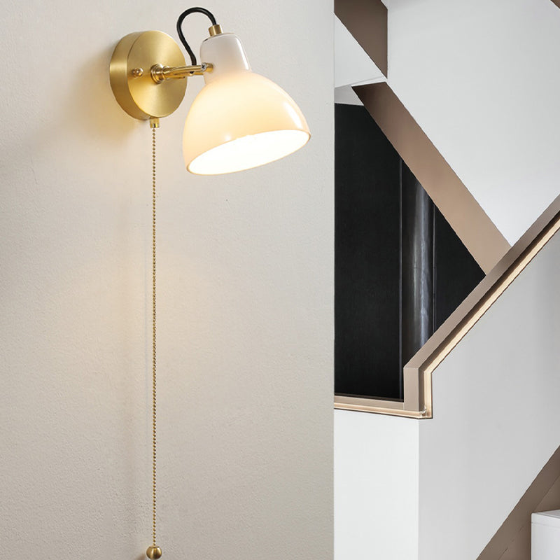 Dome Shape Sconce Light Fixture Modern Style Wall Sconce Lighting for Living Room
