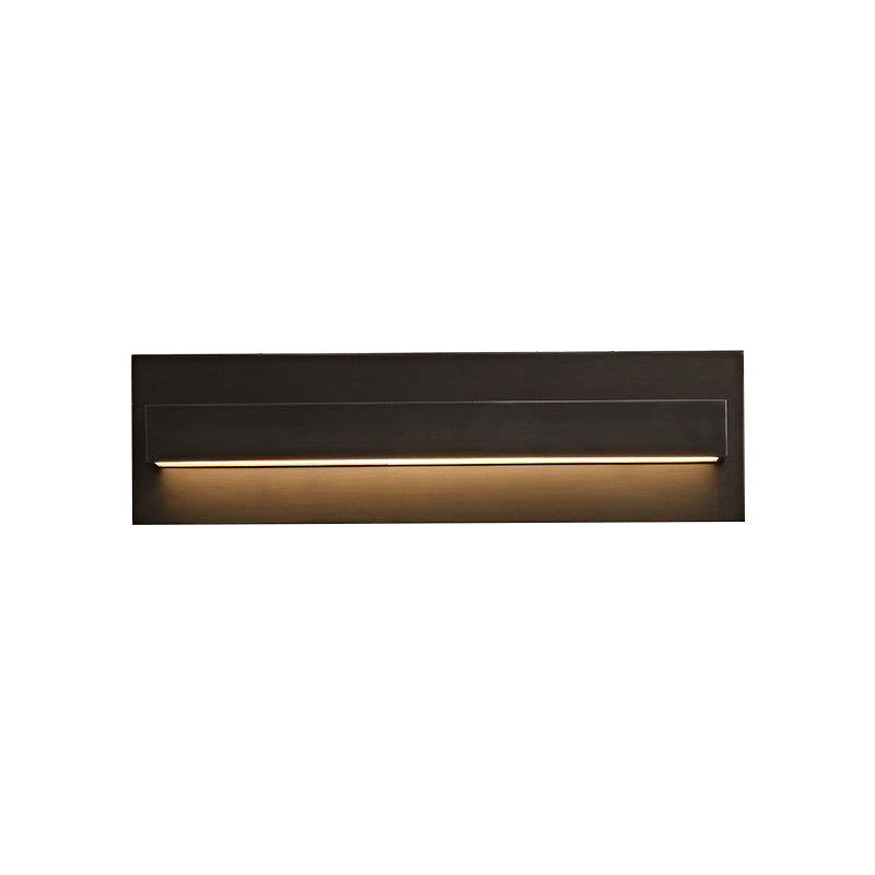 Metal Rectangular Vanity Wall Lights Industrial Style 1 Light Vanity Lighting Ideas