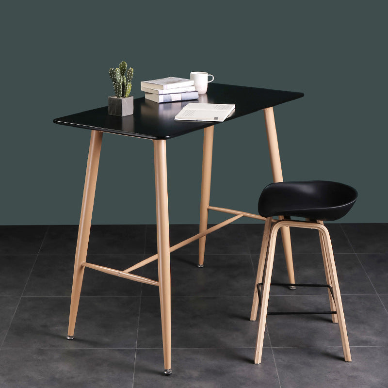 Bar Height Pub Table Industrial Bar Table for Living Room Use