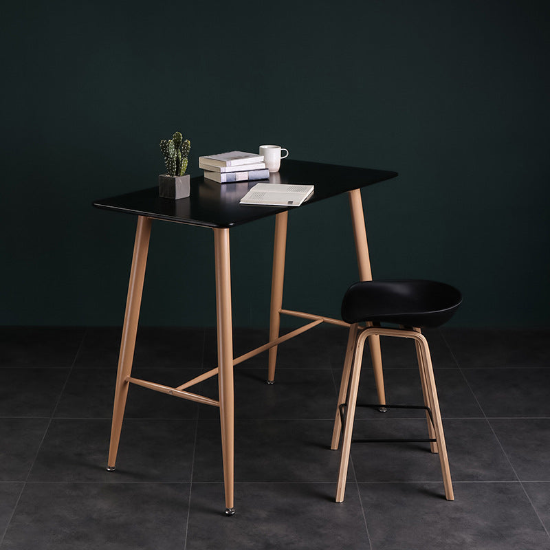 Bar Height Pub Table Industrial Bar Table for Living Room Use