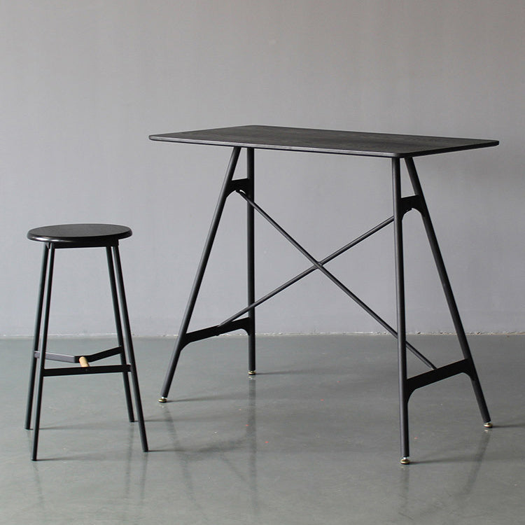 Industrial Pub Table Bar Height Bar Table for Living Room Use