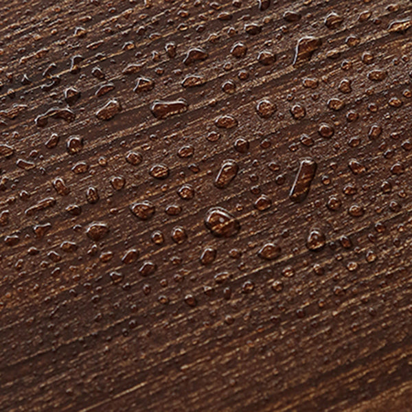 Industrial Brown Pub Table Rectangle Solid Wood Bar Height Table with Trestle Base