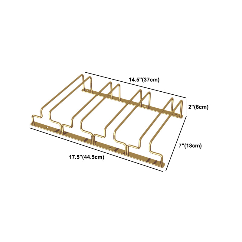 Modern Hanging Wine Glass Rack Metal Glass & Stemware Holder for Kitchen