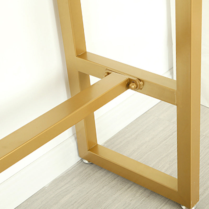 1/4 Pieces Moderns Rectangle Pub Table Set Wooden Counter Table with High Stools