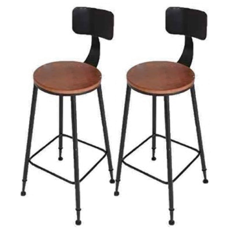 1/2/4/5 Pieces Industrial Rectangle Pub Table Set Wooden Counter Table with High Stools
