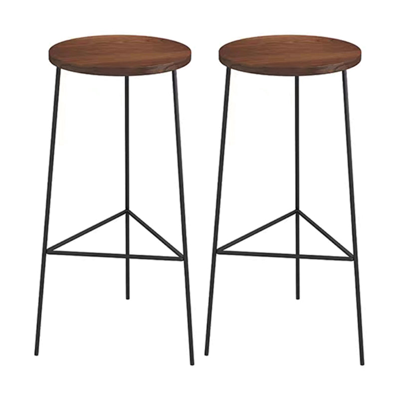 1/2/4/5 Pieces Industrial Rectangle Pub Table Set Wooden Counter Table with High Stools