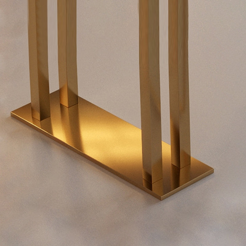 1/2/3 Pieces Modern Rectangle Pub Table Set Solid Wood Counter Table with Backless Stools