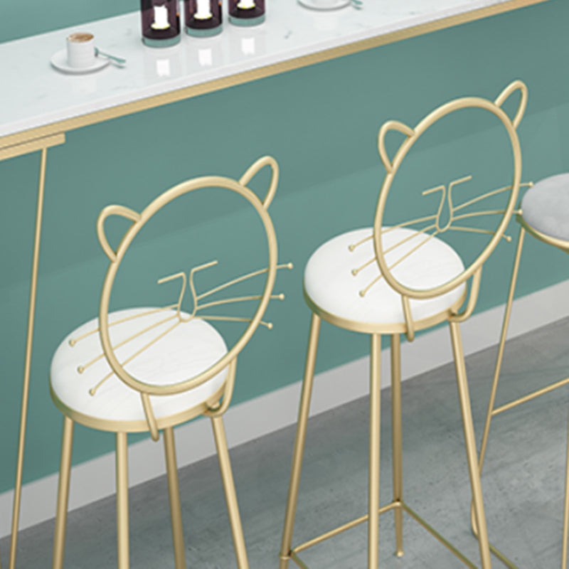 Glam 1/3/4/7 Pieces Bar Table Set Rectangle Stone Counter Table with High Stools