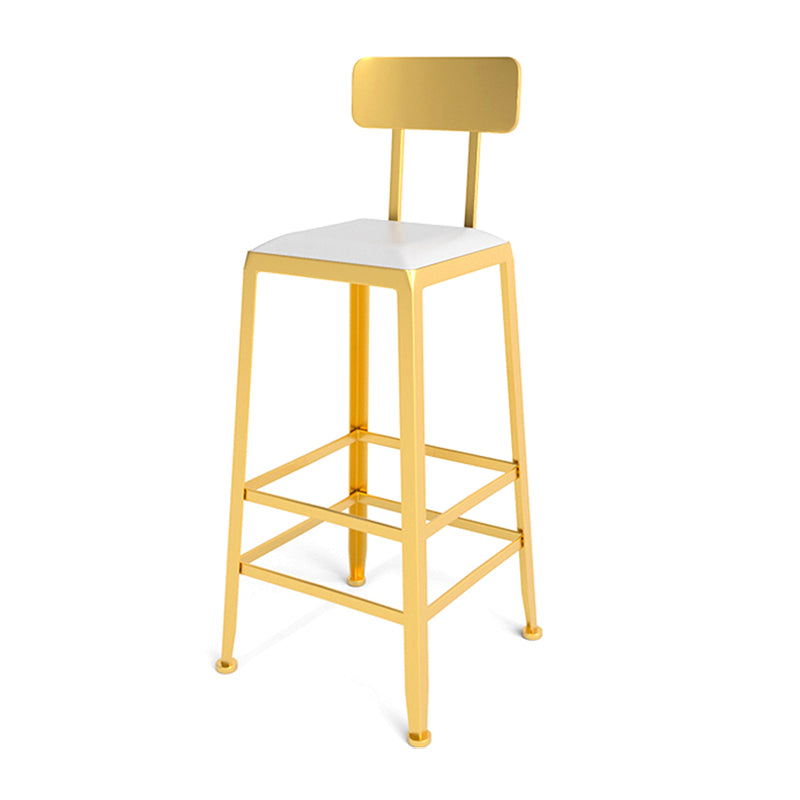 Glam 1/4 Pieces Bar Table Set Rectangle Stone Counter Table with High Stools for Balcony