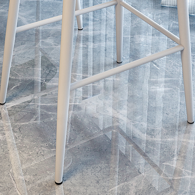 Modern 1/3 Pieces Bar Table Set Rectangle Wood Counter Table with High Stools for Balcony