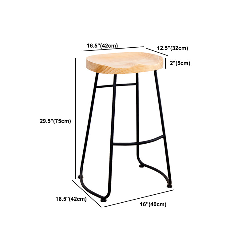 Solid Wood Bar Table Set Full Natural and Black 1/2/4 Pieces Pub Dining Set