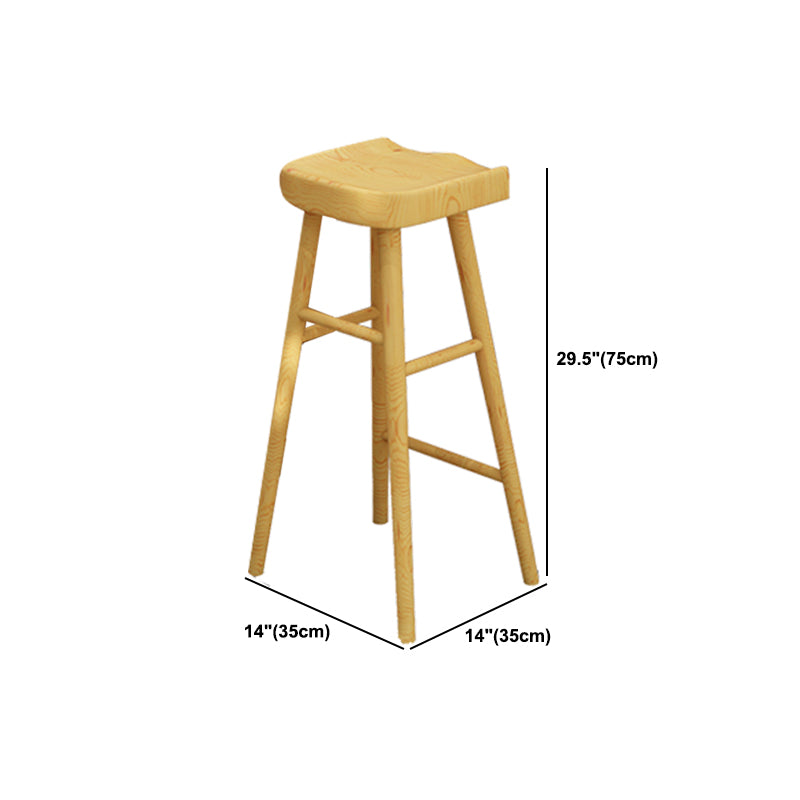 1/3 Pieces Pub Set Full Natural Modern Solid Wooden Bar table Set