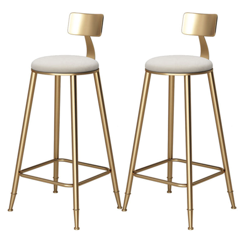 Glam Rectangle Bar Table 1/2/3 Pieces Solid Wood Counter Table with Upholstered Stools