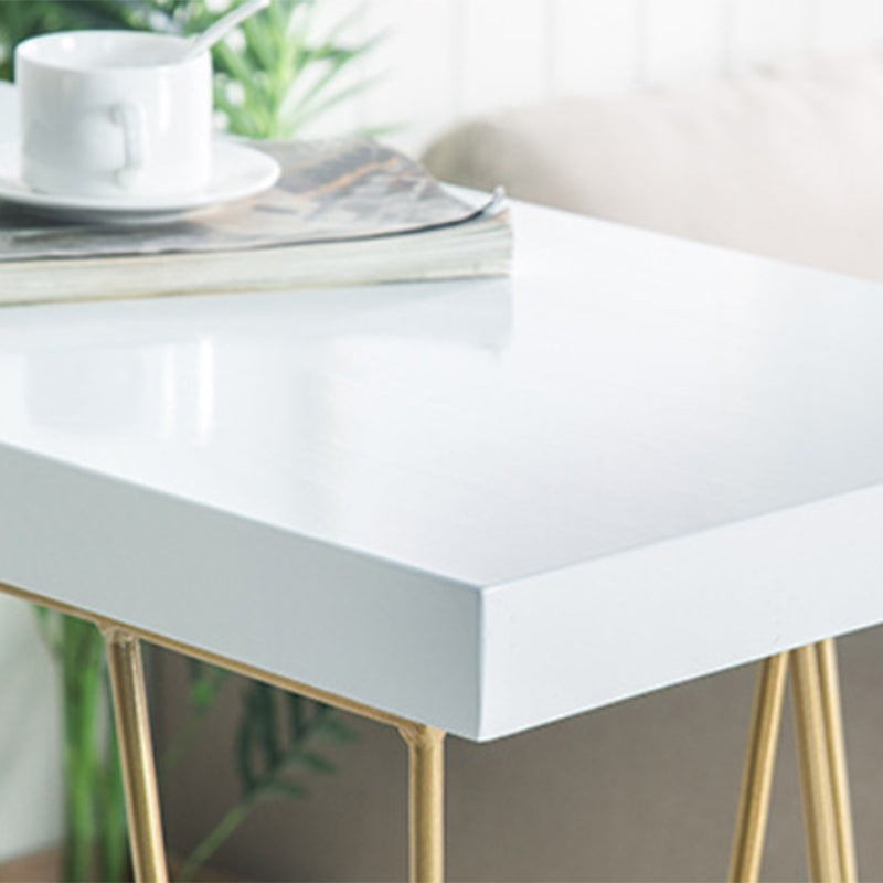 Glam Rectangle Bar Table 1/2/3 Pieces Solid Wood Counter Table with Upholstered Stools