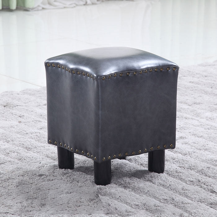 Modern Brown Standard Leather Pure Color Standard for Drawing Room