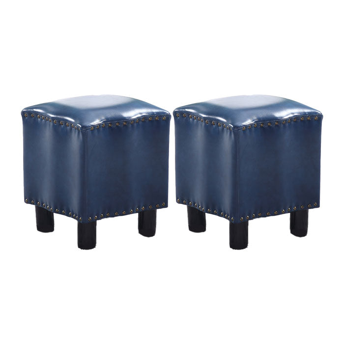 Modern Brown Standard Leather Pure Color Standard for Drawing Room