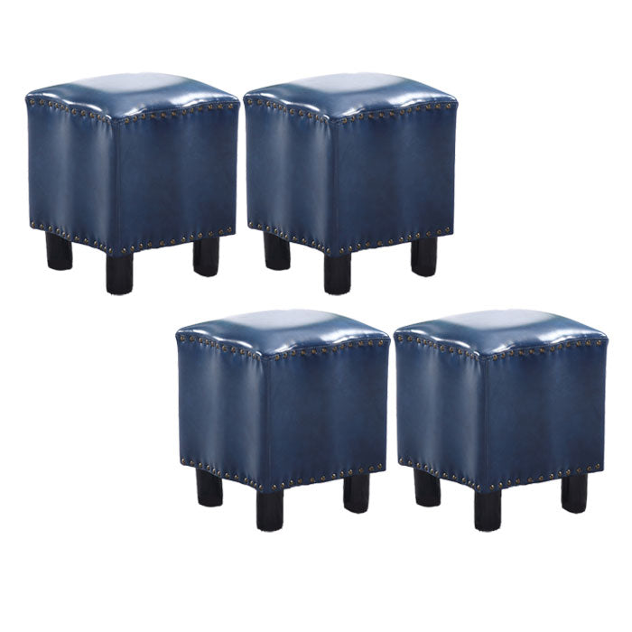 Modern Brown Standard Leather Pure Color Standard for Drawing Room