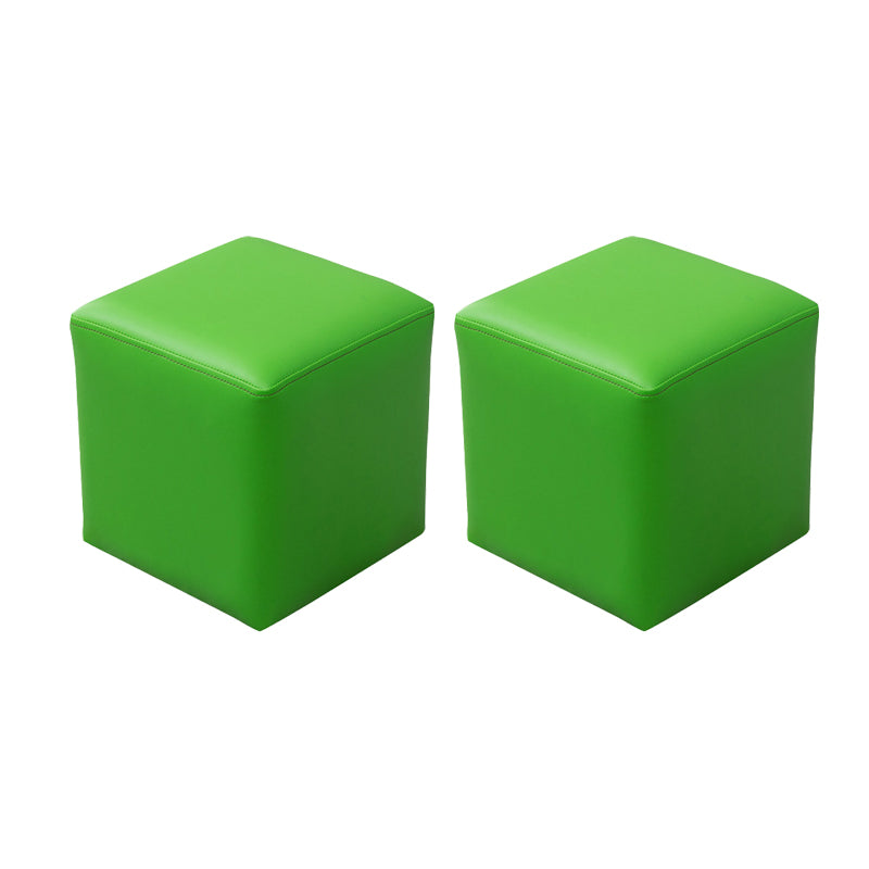 Modern Leather Standard Solid Color Stain Resistant Standard for Drawing Room