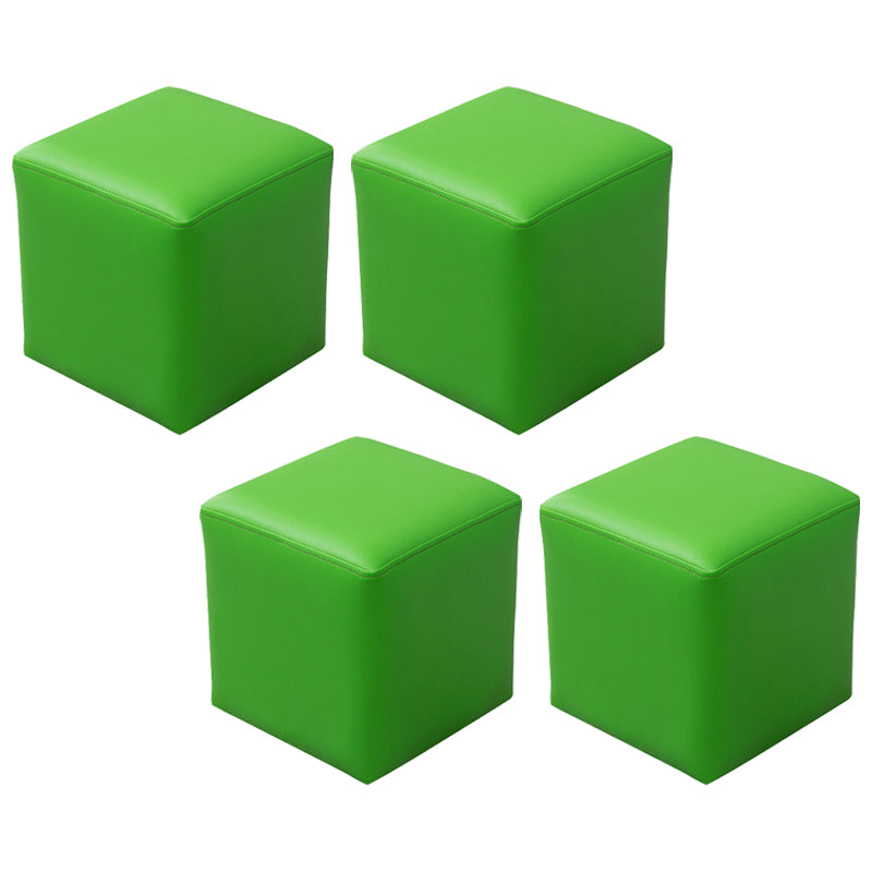 Modern Leather Standard Solid Color Stain Resistant Standard for Drawing Room