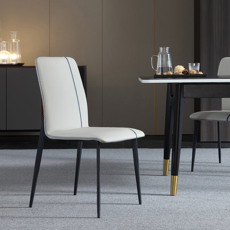 Industrial Dining and Accent Chairs Upholstered Side Dining Chairs