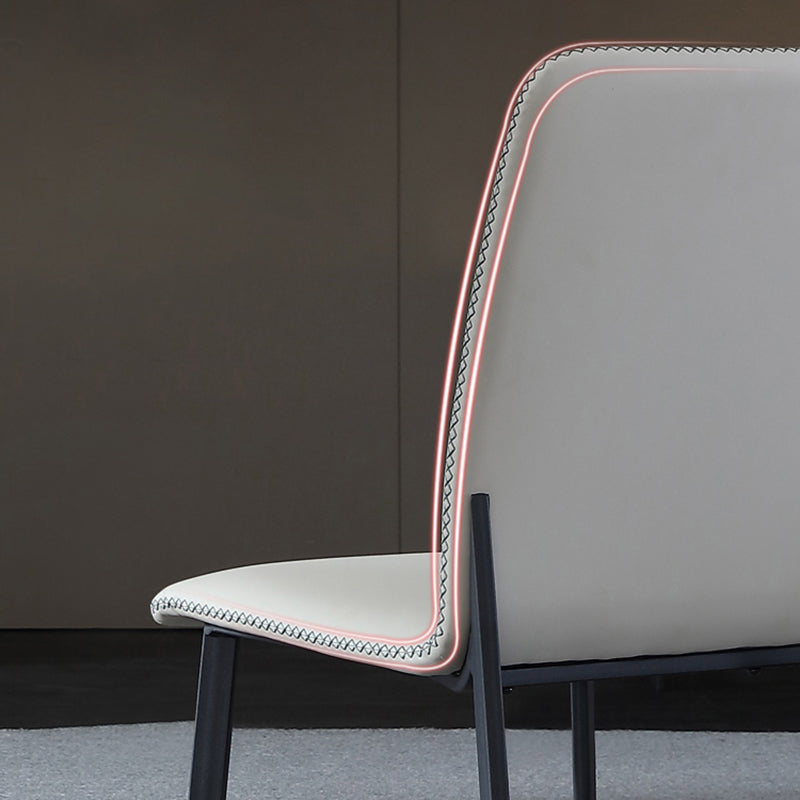 Industrial Dining and Accent Chairs Upholstered Side Dining Chairs