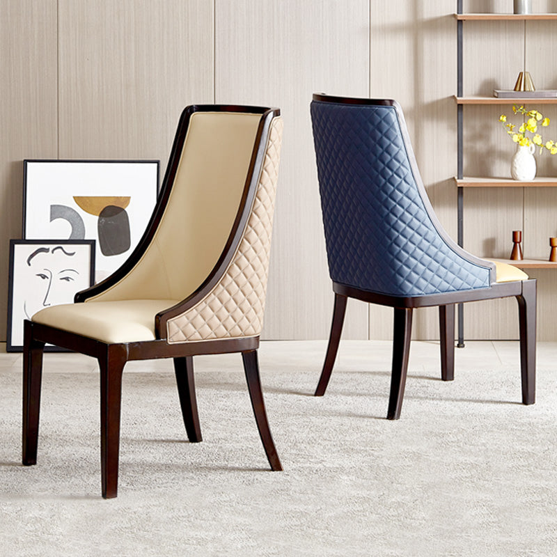 Traditional Armless Dining Chairs Upholstered Dining Accent Chair