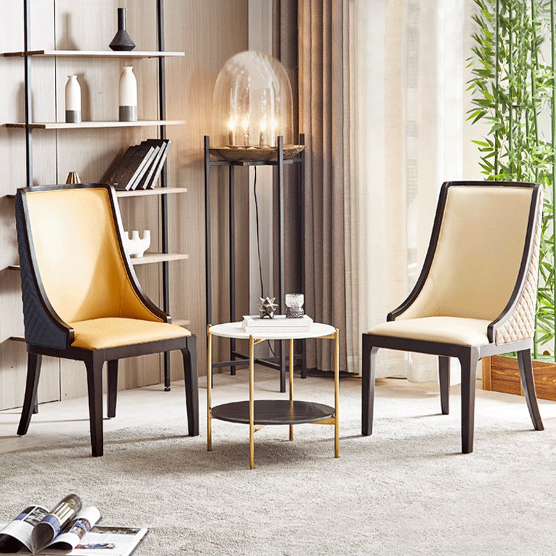 Traditional Armless Dining Chairs Upholstered Dining Accent Chair