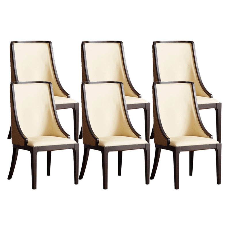 Traditional Armless Dining Chairs Upholstered Dining Accent Chair