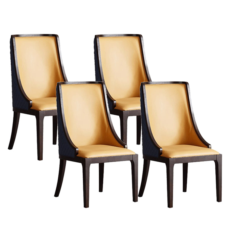 Traditional Armless Dining Chairs Upholstered Dining Accent Chair