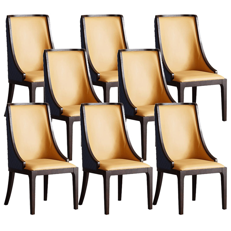 Traditional Armless Dining Chairs Upholstered Dining Accent Chair