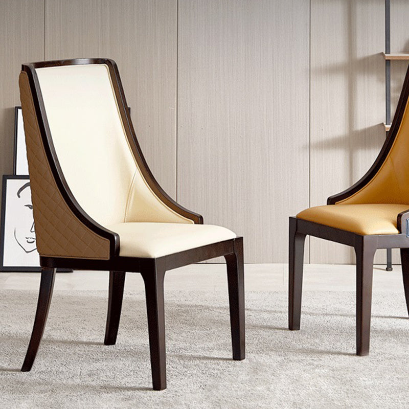 Traditional Armless Dining Chairs Upholstered Dining Accent Chair