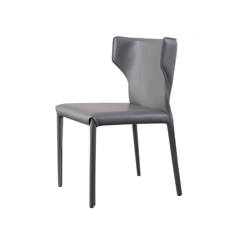 Modern Wingback Dining Chair for Kitchen Matte Finish Home Side Chair