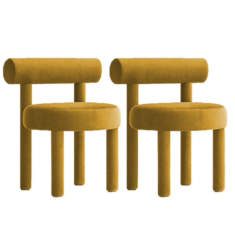 Upholstered Velvet Dining Side Chair Contemporary Indoor Dining Chair