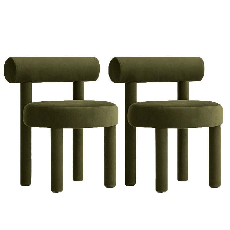 Upholstered Velvet Dining Side Chair Contemporary Indoor Dining Chair