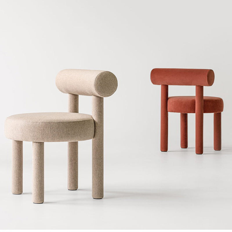 Upholstered Velvet Dining Side Chair Contemporary Indoor Dining Chair