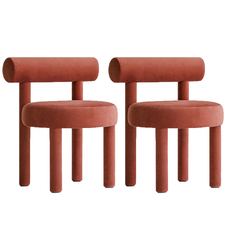 Upholstered Velvet Dining Side Chair Contemporary Indoor Dining Chair