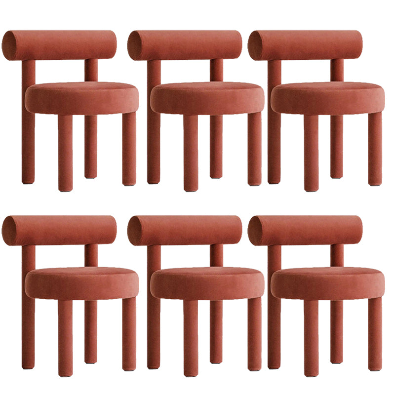 Upholstered Velvet Dining Side Chair Contemporary Indoor Dining Chair