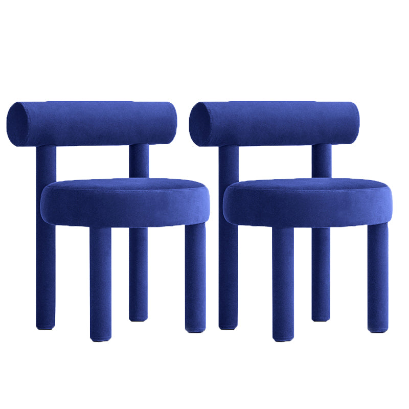Upholstered Velvet Dining Side Chair Contemporary Indoor Dining Chair