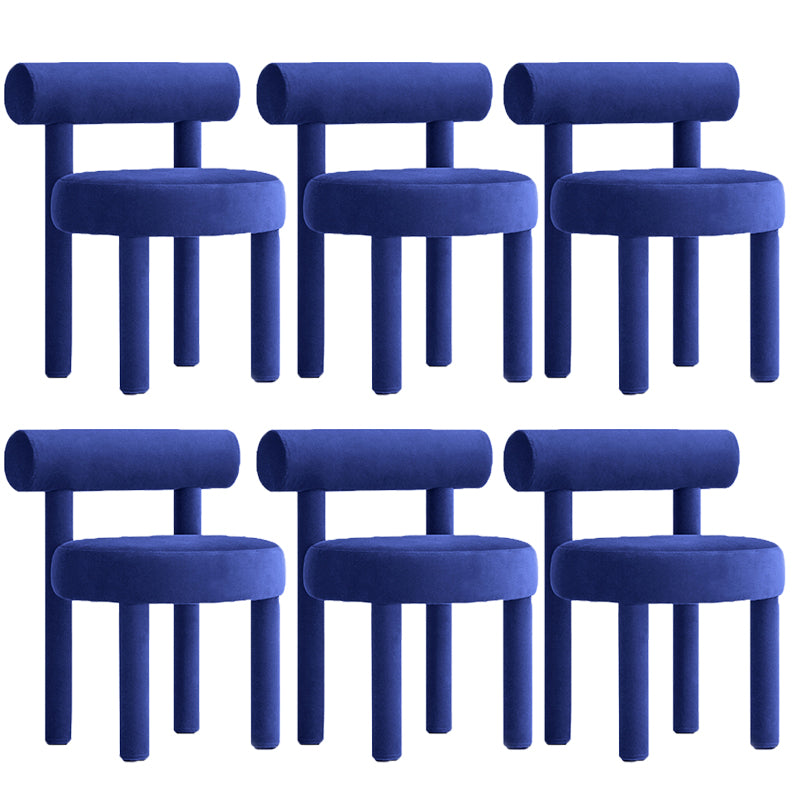 Upholstered Velvet Dining Side Chair Contemporary Indoor Dining Chair
