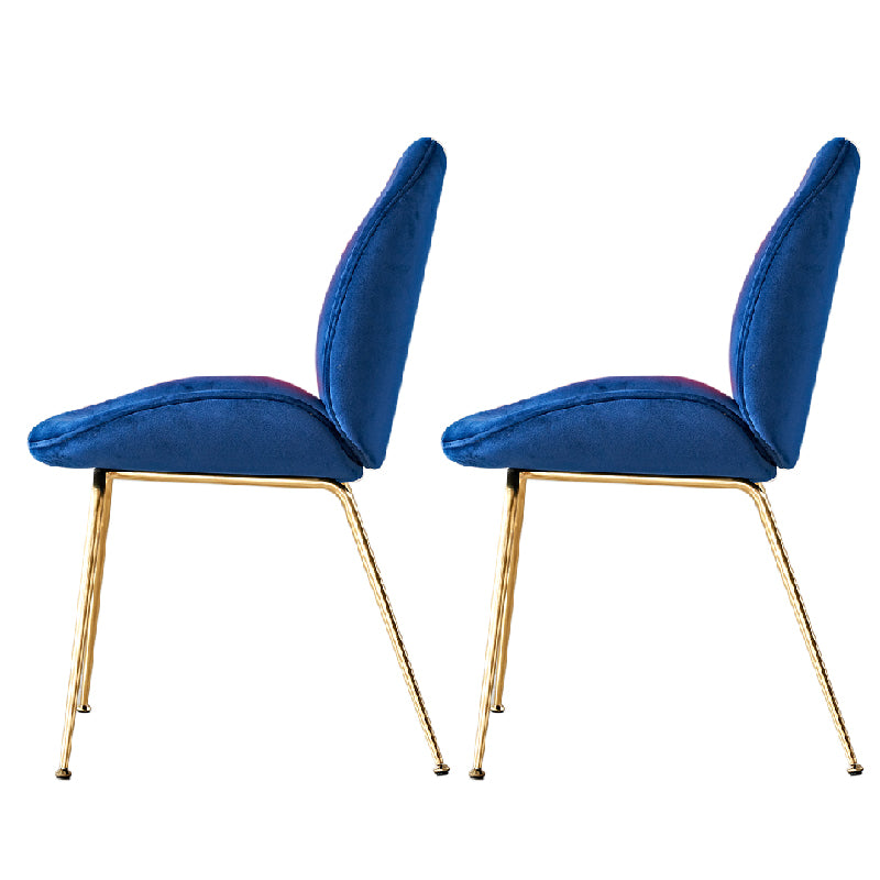 Glam Style Dining Chair Upholstered Dining Room Chair for Indoor